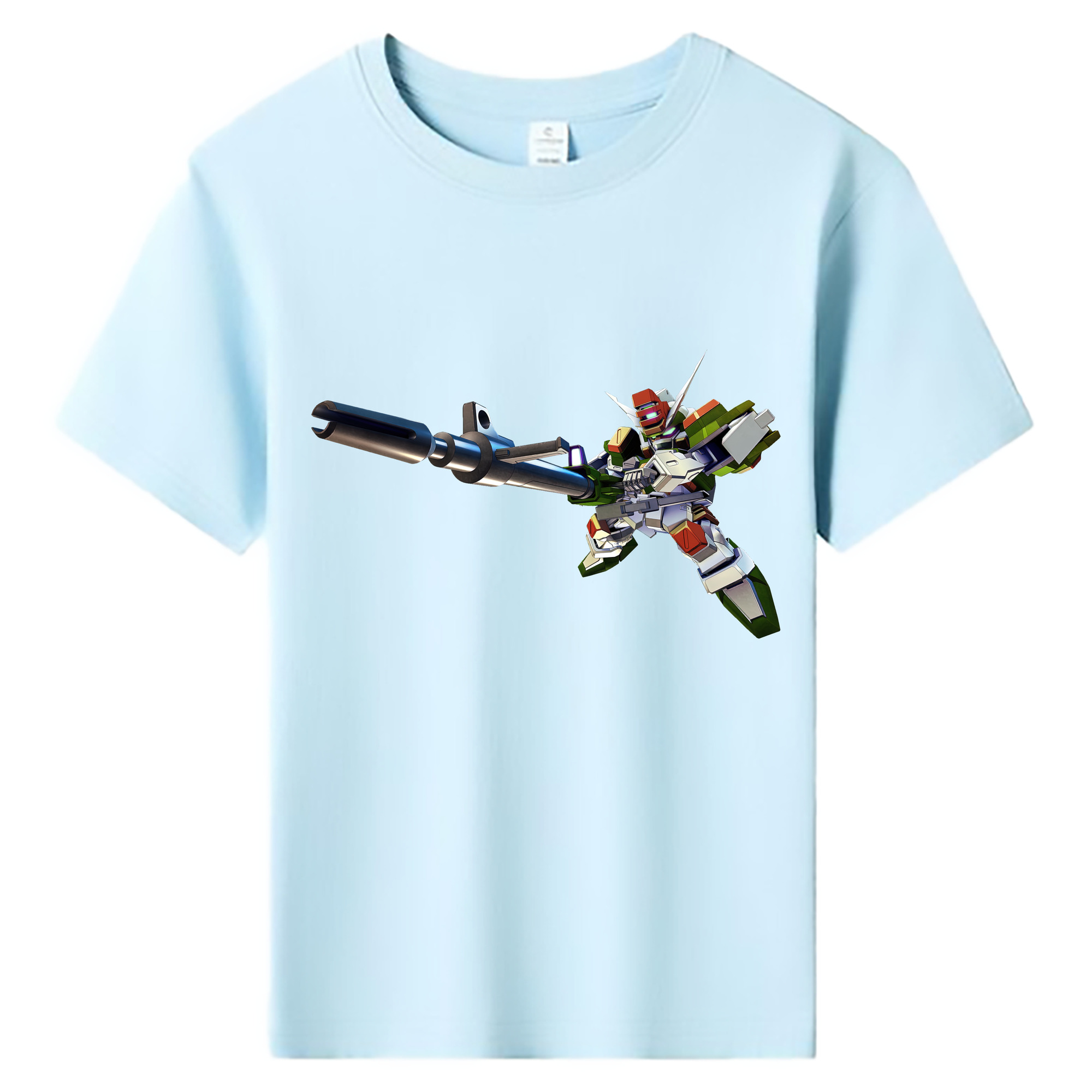 （画像用） 機動戦士ガンダム Mobile Suit Gundam 綿100％キッズTシャツ（フロントプリント）